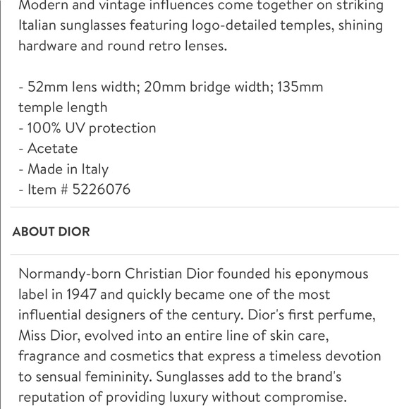 Authentic DIOR umbrage luxury sunglasses - Picture 3 of 6